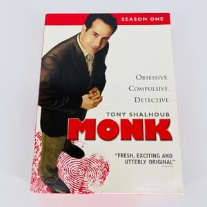 Monk - The Complete First Season (DVD, 2002, 4-Disc Set) - Good Used Condition